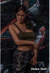 Doll bronzée foncé en silicone Zelex - Editha - 170cm 
