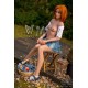 Jolie rousse WMDOLL petits seins - Pierrette - 160cm A-CUP 