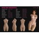 En stock - Torso FUNWEST DOLL silicone - Rose - 113cm D-CUP 