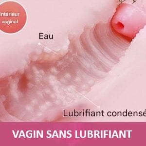 Vagin sans lubrifiant