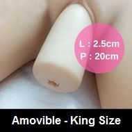 Amovible - King size (2.5cm)